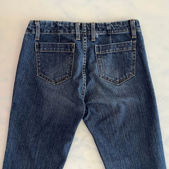 Gap Vintage Low-Rise Boot Cut Denim Blue Jeans - Picture 5 of 8